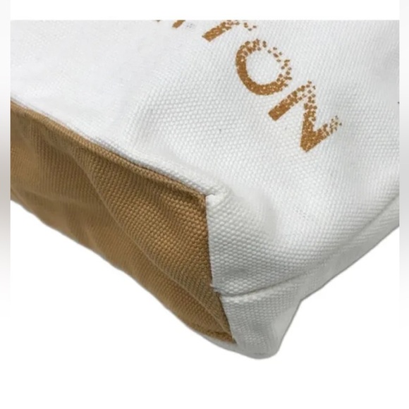 NEW~ Louis Vuitton ~ Fondation~ Cream & Tan Canvas Tote Bag ~ From Paris France - Picture 6 of 13